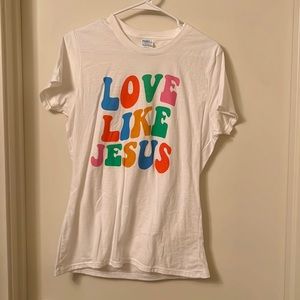 Port & Company Womens medium top Love Like Jesus